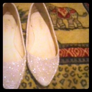 Sparkly flats